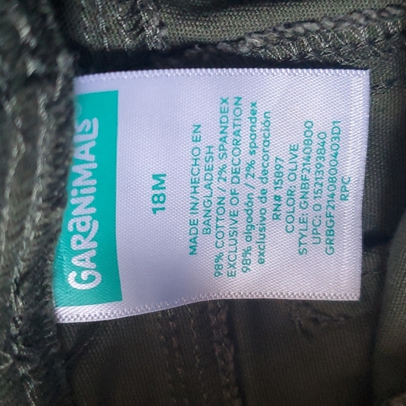 NWT 2 Pair Baby Garanimals Pants - Picture 2 of 6